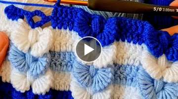 Super Easy Knitting krochet baby blanket y