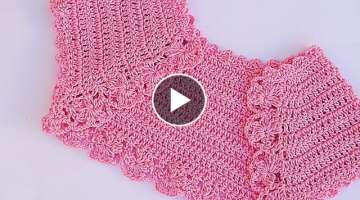 Very cute and simple crochet bolero 