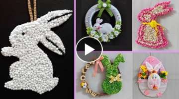 5 Affordable Easter Bunny wreath made with simple materials