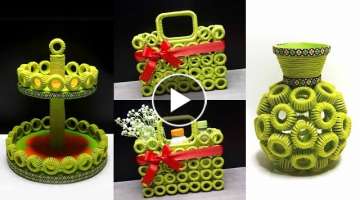 3 Plastic Bottle Caps Ideas | Flower Vase