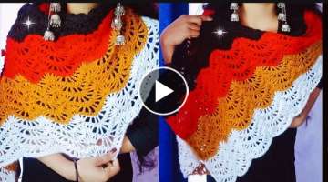  Crochet shawl knitting