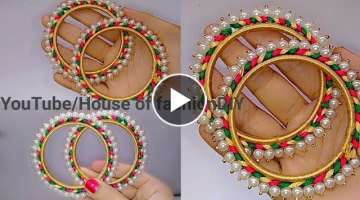 How To Make Silk Thread Bangles At Home