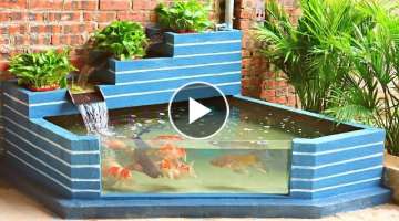 DIY an Amazing 3-Floor Waterfall Aquarium