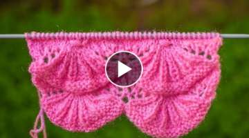  Scalloped Knitting Pattern for Full Cardigan