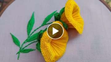 3D Kaner flower design with new trick|super easy flower 