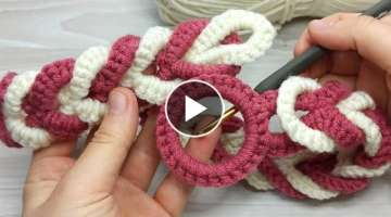 very easy crochet belt and hair band making
