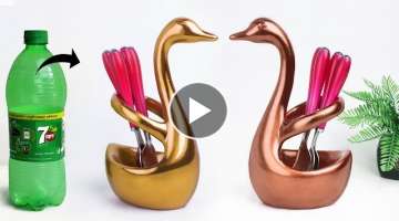 Swan shape spoon holder Showpiece making at homeing