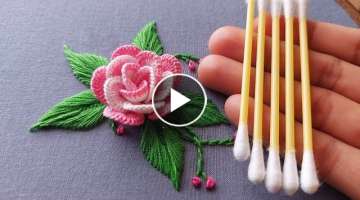 Most Beautiful 3D Rose flower with new trick 