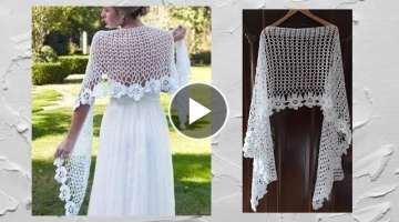 crochet chal shawl flores subtitles in several lenguage