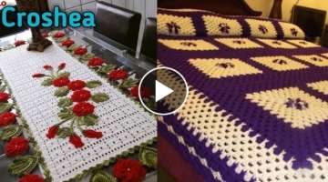 TOP class Croshea Handmade knitting Bedsheets 