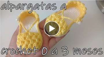 alpargatas en punto garbanzo -bebe-modelo gloria-0 a 3 meses