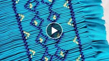 Smocking stitch pattern 