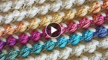 Bubble Puff Crochet Blanket 