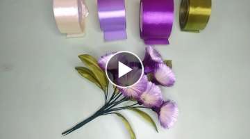  Tutorial Satin Ribbon Flower Easy