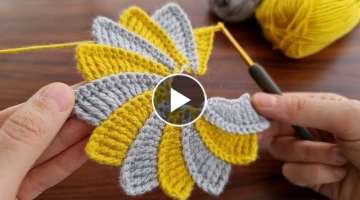Super beautiful Motif Crochet Knitting Model 1