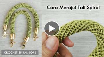 Crochet Spiral Rope and How To Attach The Hook 