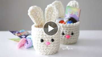 Mini Crochet Bunny Cups