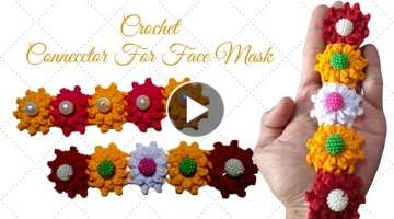 CROCHET: How To Crochet Ear Saver For Mask
