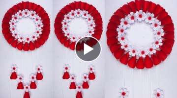 Flower Wall Hanging Craft Ideas With Paper 