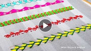 5 Awesome Hand Embroidery Border line Designs