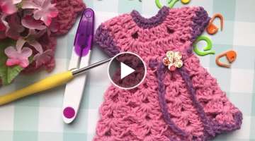 How to crochet a mini dress for beginner tutorial