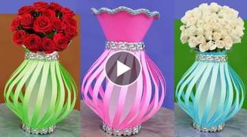 Wow making Beautiful Flower pot With color paper
