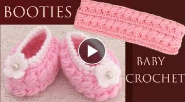 Zapatos para bebes fÃ¡ciles de hacer a crochet 