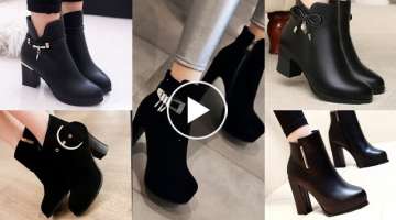 Demonding peep toe high heels women ankle pumps