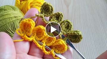  Easy to crochet water drop knitting 