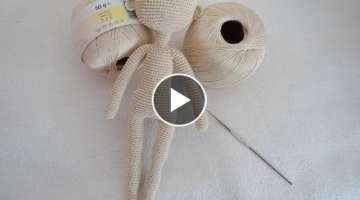How to crochet doll body 