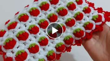 Easy Strawberry Field Square Fiber Model Making