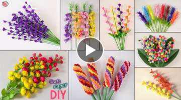 .14 Simple Beautiful DIY Paper Flowers Making At Home