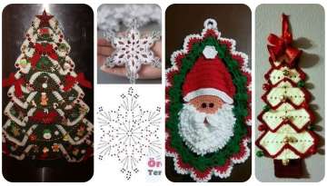 Crochet Christmas baubles