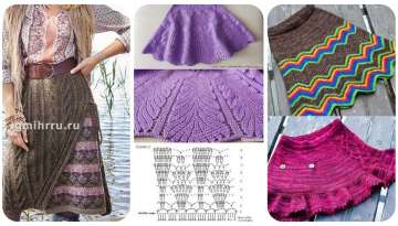 Fashionable designs of crochet skirts