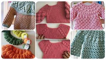 Great crochet sweaters for girls 