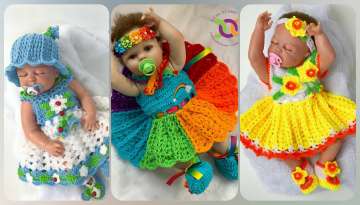 See how to make clothes for baby dolls of different types