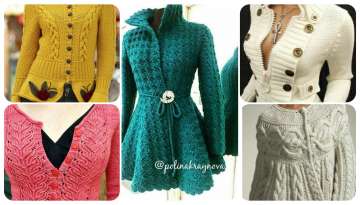 LACE ROUND CARDIGAN WITH EXPRESSION