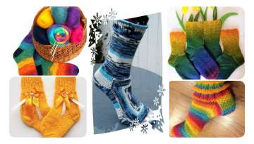 Great Manufacture of Hand Knitted Socks