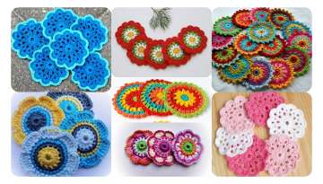 How to make a crocheted flower motif?